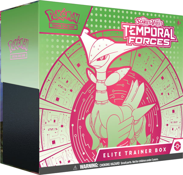 Pokémon TCG: Scarlet & Violet Temporal Forces Elite Trainer Box (Iron Leaves)